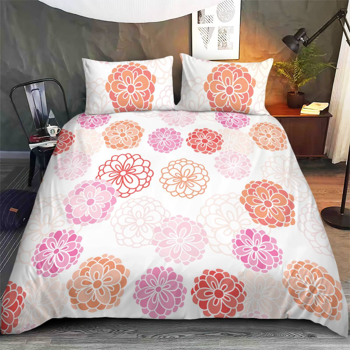 Blushing Petals - Bedding Set