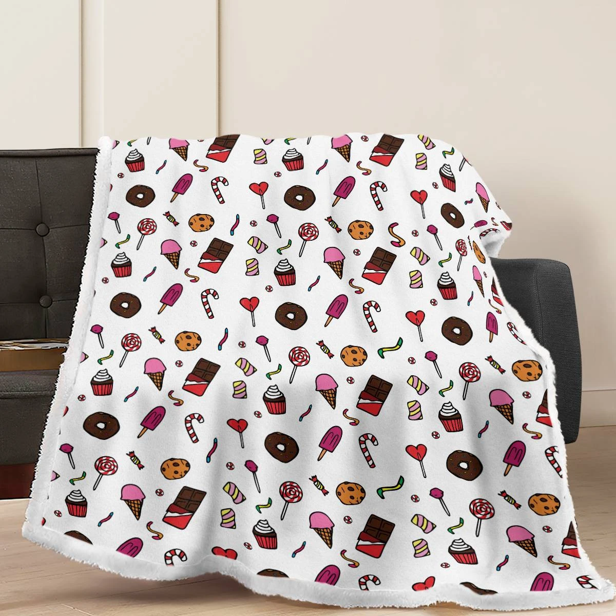 Cocoa Comfort - Sherpa Blanket